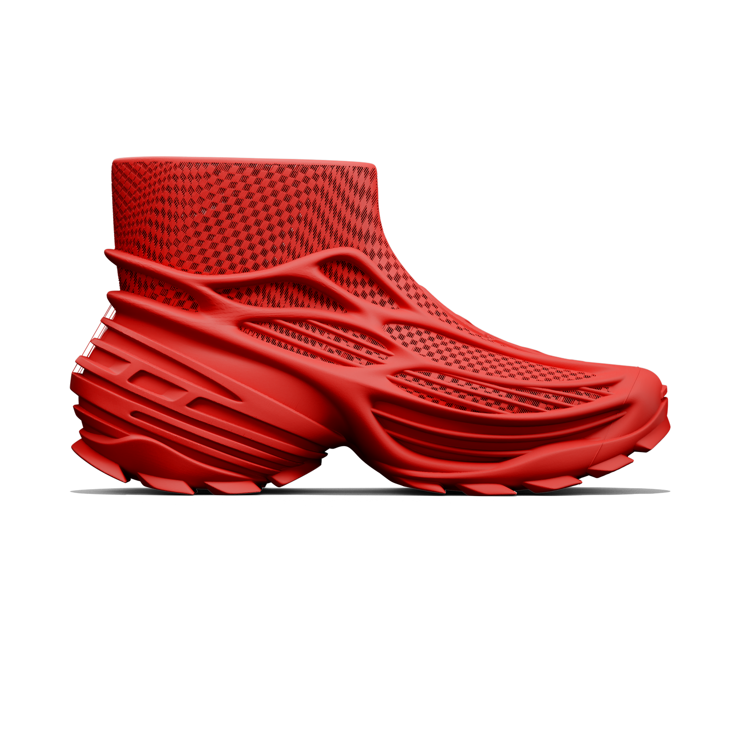 Lotus 02 HIGH - 3D printed shoes - zellerfeld 